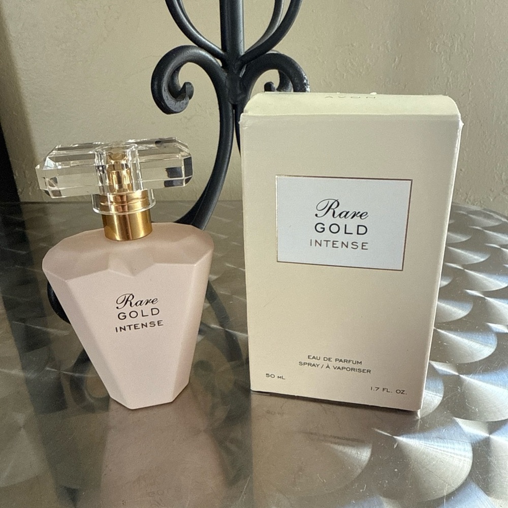 Avon RARE GOLD INTENSE EDP Perfume Spray  1.7oz ~ NIB